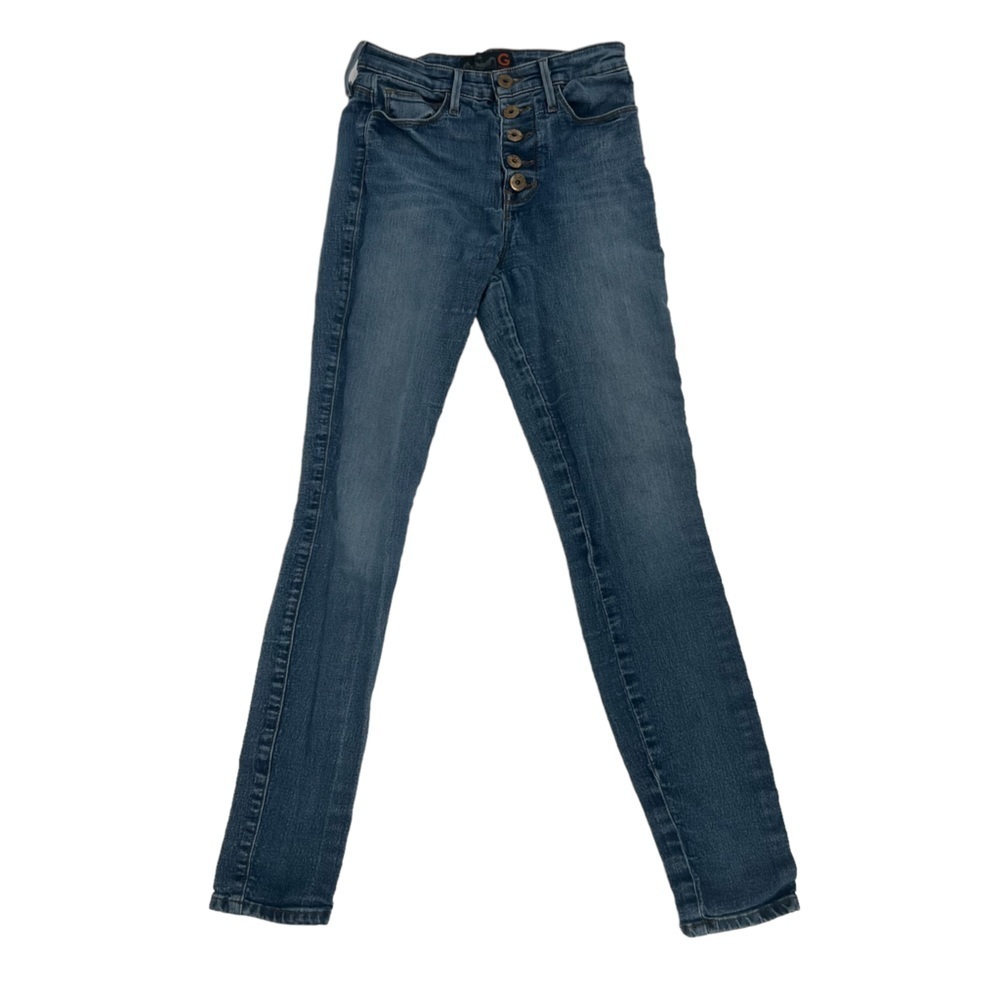 G By Guess Button Fly High Waist Skinny Jeans Size 26 Women’s